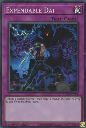 Expendable Dai (LIOV-EN084) - Super Rare - Lightning Overdrive