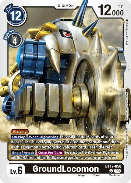 GroundLocomon BT17-058 C (Secret Crisis) 