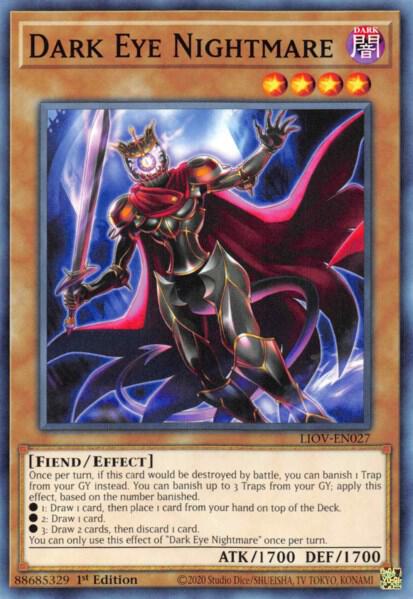 Dark Eye Nightmare LIOV-EN027 (Lightning Overdrive)  - 1st Edition