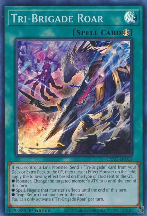 TriBrigade Roar CYAC-EN053 (Cyberstorm Access)  - 1st Edition