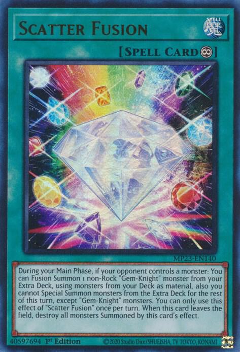 Scatter Fusion MP23-EN140 (25th Anniversary Tin: Dueling Heroes Mega Pack)  - 1st Edition