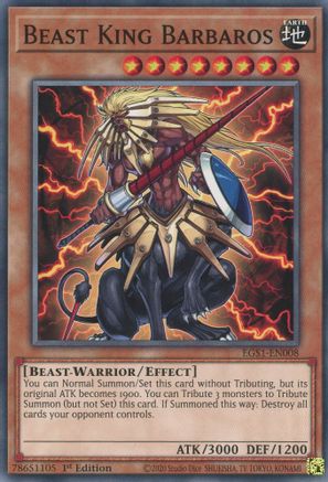 Beast King Barbaros (EGS1-EN008) - Common - Egyptian God Deck: Slifer the Sky Dragon