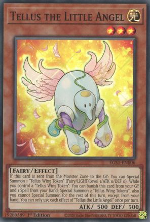 Tellus the Little Angel (EGS1-EN006) - Super Rare - Egyptian God Deck: Slifer the Sky Dragon
