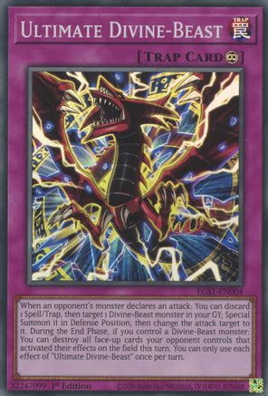 Ultimate Divine-Beast (EGS1-EN004) - Super Rare - Egyptian God Deck: Slifer the Sky Dragon