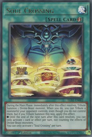 Soul Crossing (EGS1-EN002) - Ultra Rare - 1st Edition - Egyptian God Deck: Slifer the Sky Dragon