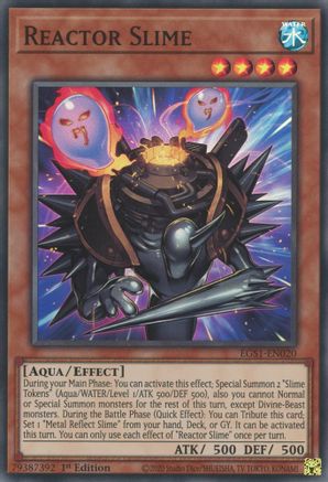 Reactor Slime (EGS1-EN020) - Super Rare - 1st Edition - Egyptian God Deck: Slifer the Sky Dragon