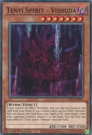 Tenyi Spirit - Vishuda (EGS1-EN019) - Common - 1st Edition - Egyptian God Deck: Slifer the Sky Dragon