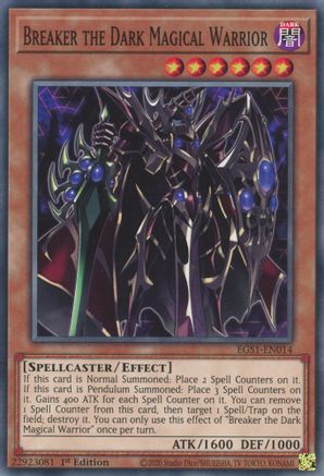 Breaker the Dark Magical Warrior (EGS1-EN014) - Common - Egyptian God Deck: Slifer the Sky Dragon