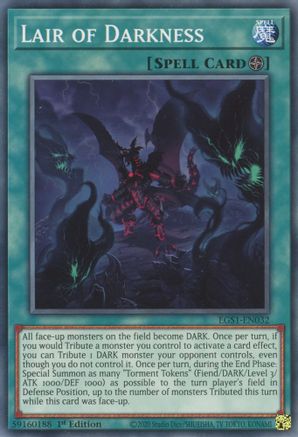 Lair of Darkness (EGS1-EN032) - Common - 1st Edition - Egyptian God Deck: Slifer the Sky Dragon