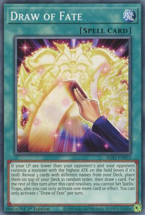 Draw of Fate (EGS1-EN033) - Common - Egyptian God Deck: Slifer the Sky Dragon