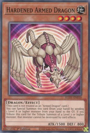 Hardened Armed Dragon (EGO1-EN010) - Common - 1st Edition - Egyptian God Deck: Obelisk the Tormentor
