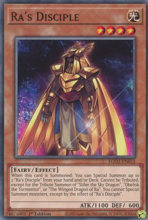 Ra's Disciple (EGO1-EN015) - Common - 1st Edition - Egyptian God Deck: Obelisk the Tormentor
