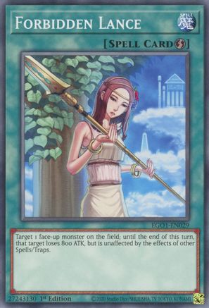 Forbidden Lance (EGO1-EN029) - Common - Egyptian God Deck: Obelisk the Tormentor