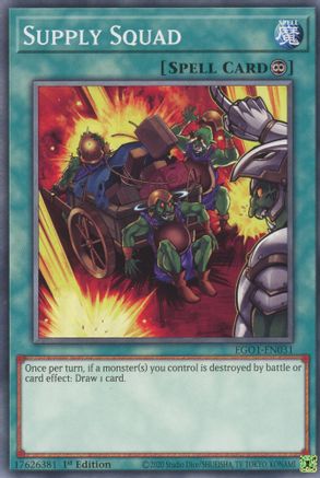 Supply Squad (EGO1-EN031) - Common - 1st Edition - Egyptian God Deck: Obelisk the Tormentor