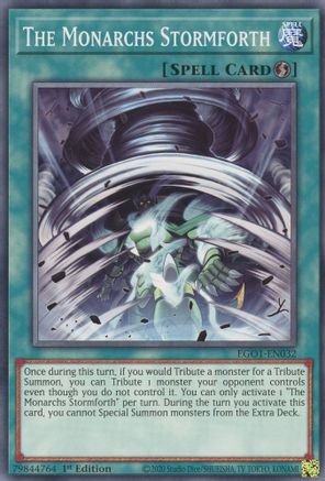 The Monarchs Stormforth (EGO1-EN032) - Common - 1st Edition - Egyptian God Deck: Obelisk the Tormentor