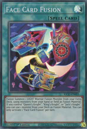 Face Card Fusion (KICO-EN005) - Super Rare - 1st Edition - King's Court