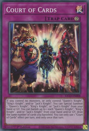 Court of Cards (KICO-EN008) - Super Rare - 1st Edition - King's Court
