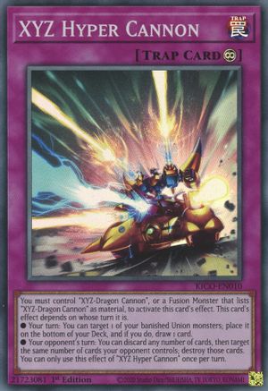 XYZ Hyper Cannon (KICO-EN010) - Super Rare - 1st Edition - King's Court