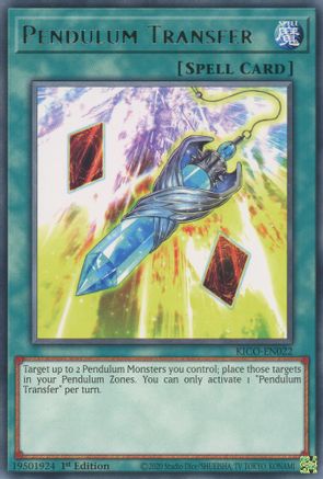 Pendulum Transfer (KICO-EN022) - Rare - 1st Edition - King's Court