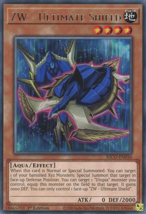 ZW - Ultimate Shield (KICO-EN036) - Rare - 1st Edition - King's Court