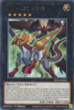 ZW - Leo Arms (KICO-EN047) - Rare - 1st Edition - King's Court