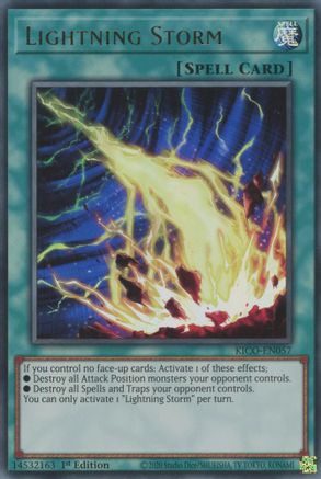 Lightning Storm (KICO-EN057) - Ultra Rare - 1st Edition - King's Court