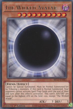The Wicked Avatar (KICO-EN061) - Rare - 1st Edition - King's Court