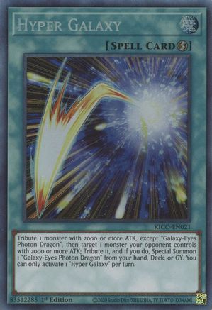 Hyper Galaxy (CR) (KICO-EN021) - Collector's Rare - 1st Edition - King's Court