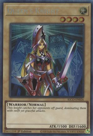 Queen's Knight (CR) (KICO-EN026) - Collector's Rare - King's Court