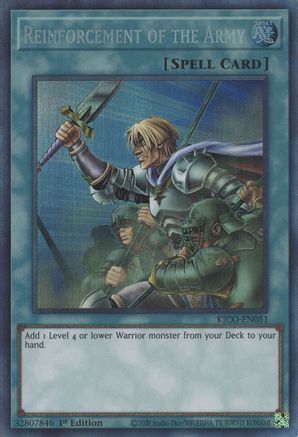 Reinforcement of the Army (CR) (KICO-EN051) - Collector's Rare - 1st Edition - King's Court