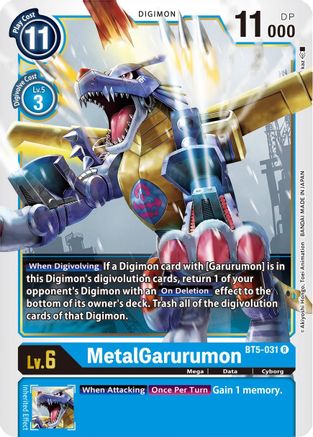 MetalGarurumon - BT5-031 (BT5-031)  Rare - Battle of Omni