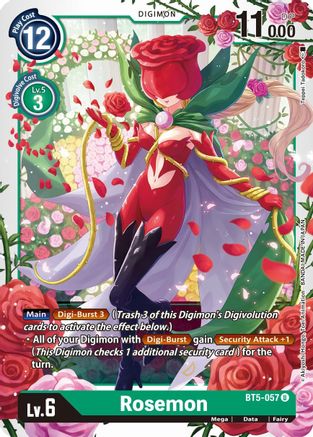 Rosemon (BT5-057)  Uncommon - Battle of Omni