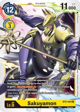Sakuyamon (BT5-044)  Rare - Battle of Omni