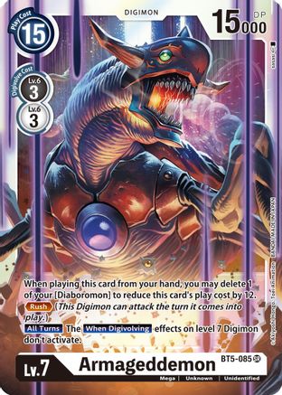 Armageddemon (BT5-085) Foil Super Rare - Battle of Omni