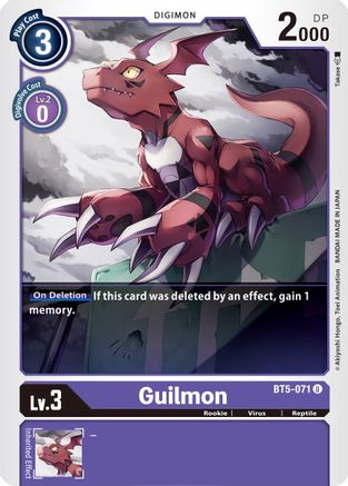 Guilmon (BT5-071)  Uncommon - Battle of Omni