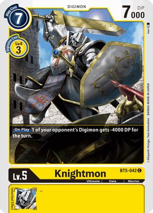 Knightmon (BT5-042)  Common - Battle of Omni