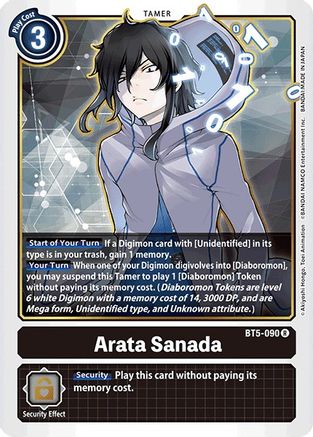 Arata Sanada (BT5-090)  Rare - Battle of Omni