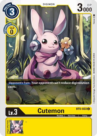 Cutemon (BT5-033)  Common - Battle of Omni