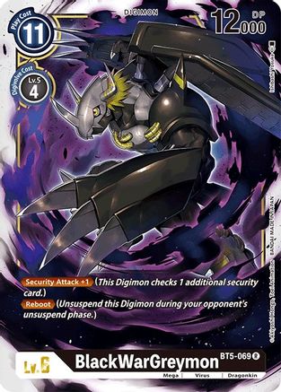 BlackWarGreymon (BT5-069)  Rare - Battle of Omni