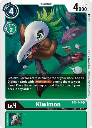 Kiwimon (BT5-049)  Uncommon - Battle of Omni