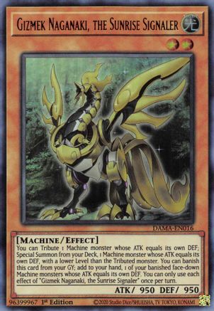 Gizmek Naganaki, the Sunrise Signaler (DAMA-EN016) - Ultra Rare - Dawn of Majesty