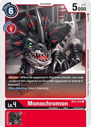 Monochromon (BT5-012)  Common - Battle of Omni
