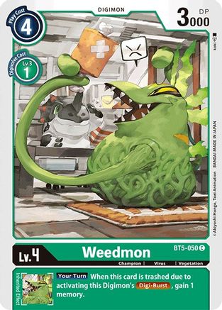 Weedmon (BT5-050)  Common - Battle of Omni