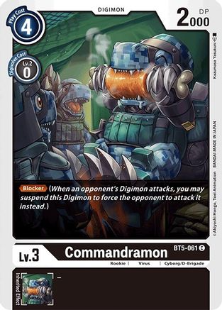 Commandramon (BT5-061)  Common - Battle of Omni