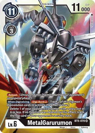 MetalGarurumon - BT5-070 (BT5-070) Foil Super Rare - Battle of Omni