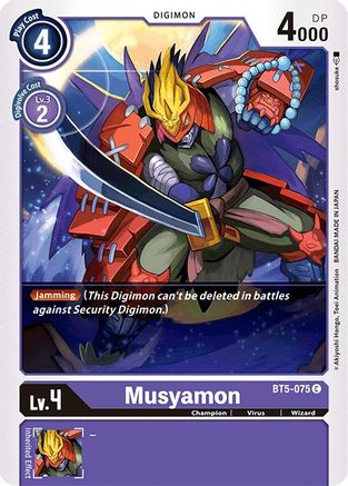 Musyamon (BT5-075)  Common - Battle of Omni