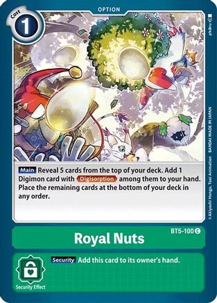 Royal Nuts (BT5-100)  Common - Battle of Omni