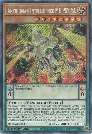 Antihuman Intelligence ME-PSY-YA (DAMA-EN024) - Secret Rare - Dawn of Majesty