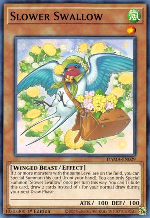 Slower Swallow (DAMA-EN029) - Common - 1st Edition - Dawn of Majesty
