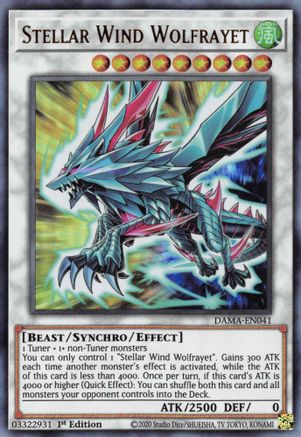 Stellar Wind Wolfrayet (DAMA-EN041) - Ultra Rare - Dawn of Majesty